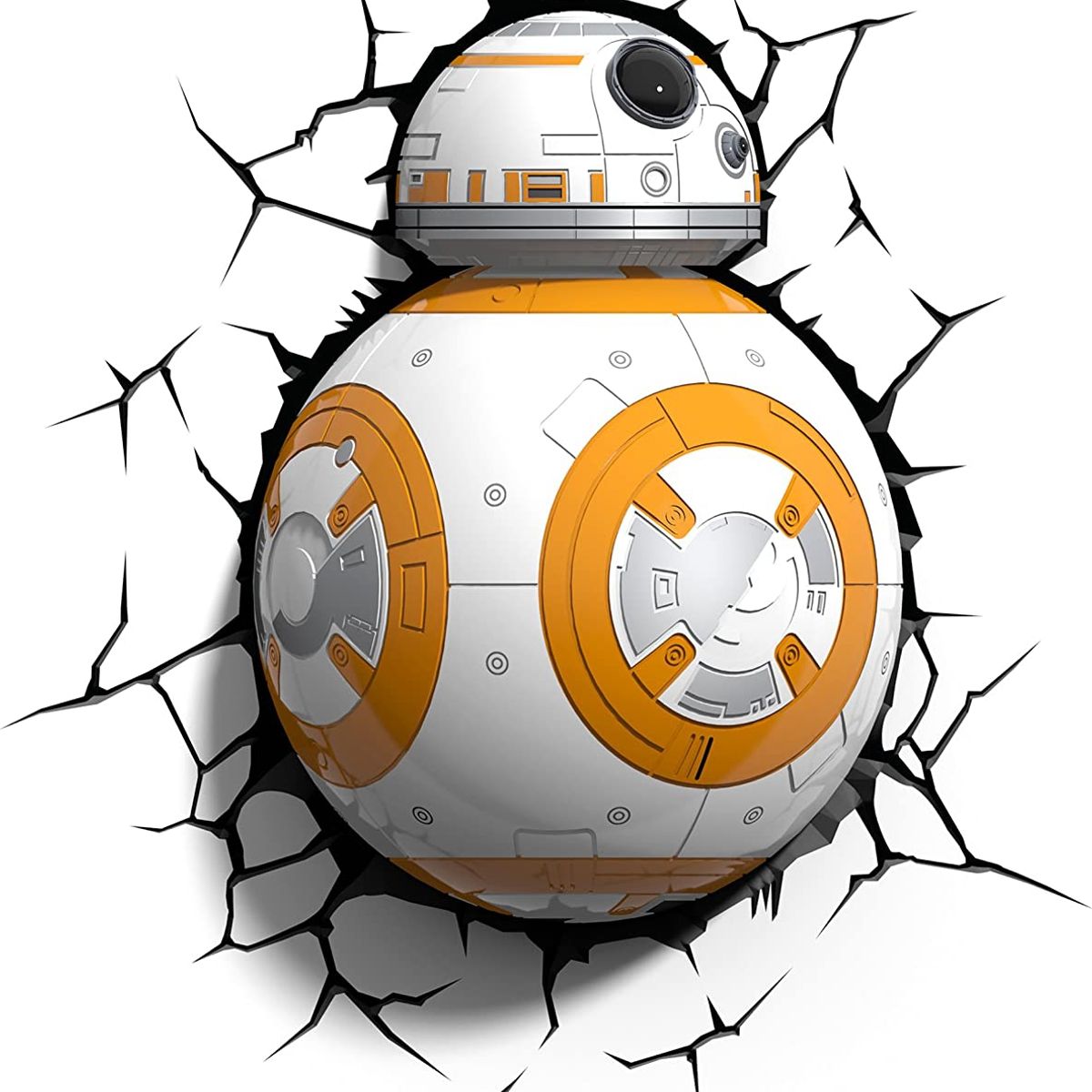 3D LIGHT FX - Lámpara Mural 3D Bb-8 STAR WARS
