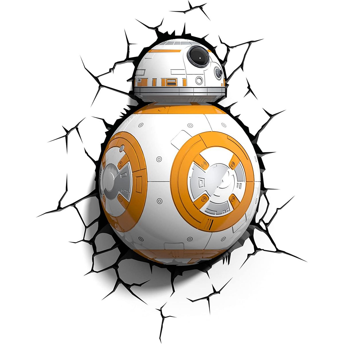 3D LIGHT FX - Lámpara Mural 3D Bb-8 STAR WARS