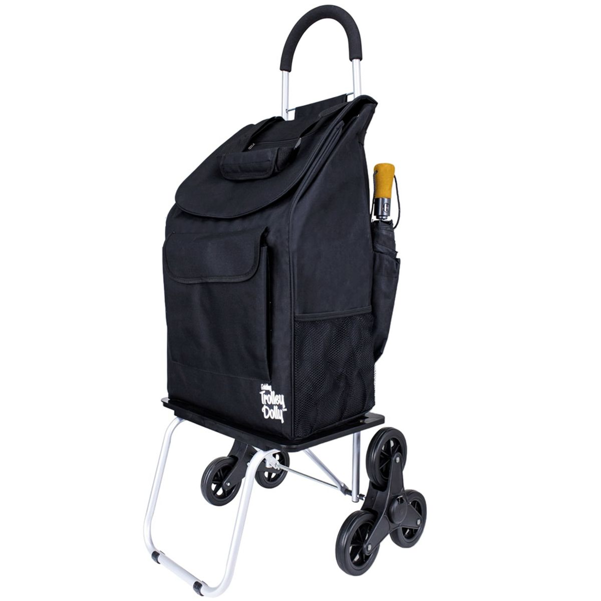 DBEST PRODUCTS - Carrito de Compras Plegable Escalador Stair Climber Black