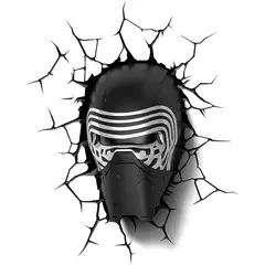 3D LIGHT FX - Lámpara Mural 3D Kylo Ren STAR WARS