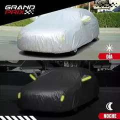 GRAND PRIX - Carpa Cubre AutoCalidad Premiu ImpermeableFelpa - Gris - 3XL - Gris - 3XL