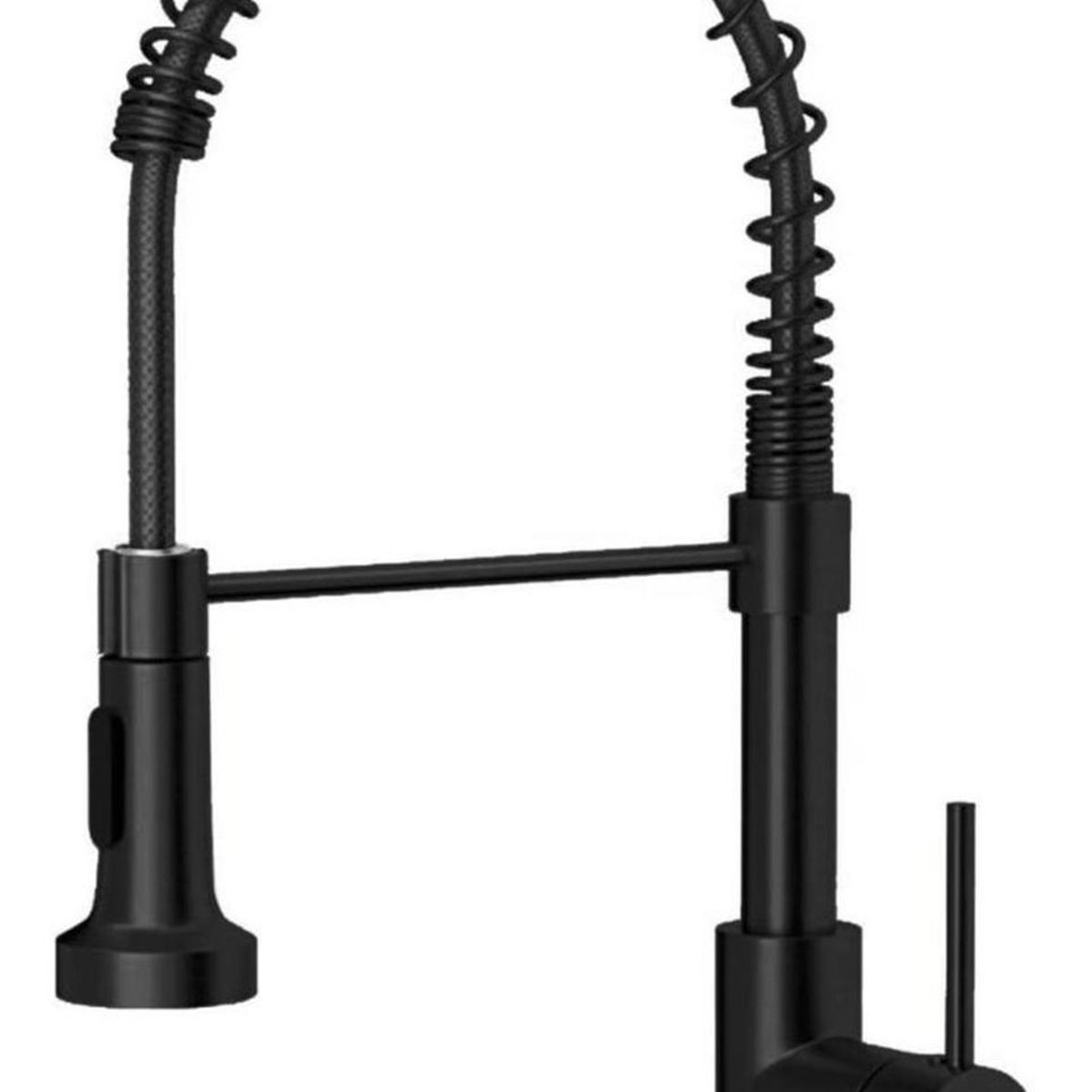 COREAQUA - Llave Monomando Lavaplatos Flex Griferia Cocina Coreaqua - Negro