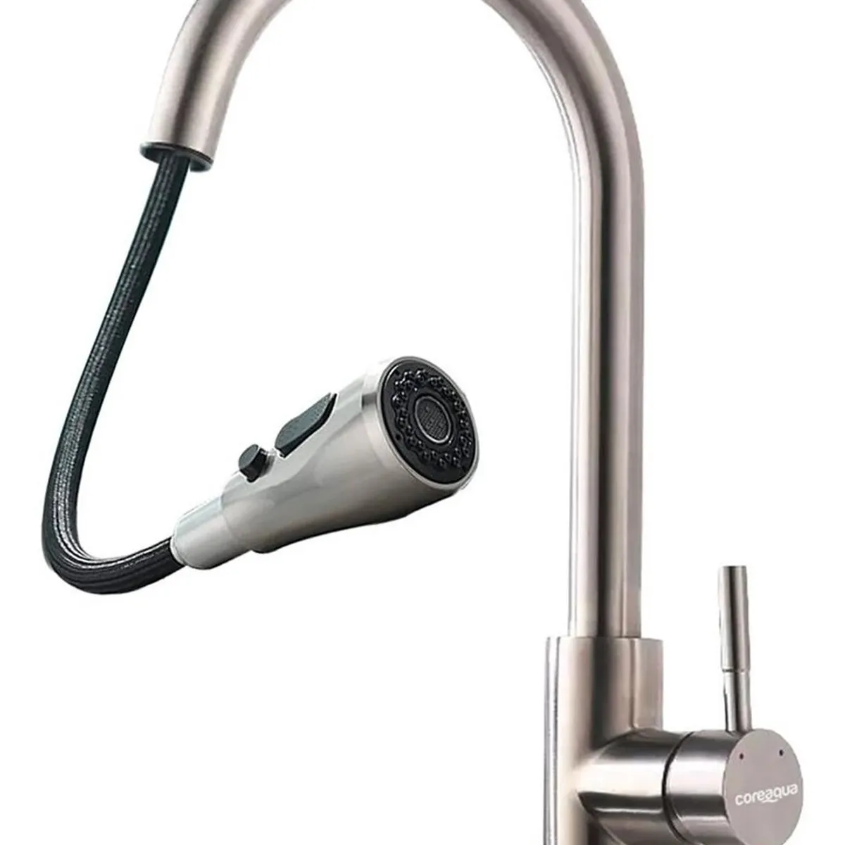 COREAQUA - Llave Monomando Lavaplato Extraible Griferia Cocina Coreaqua