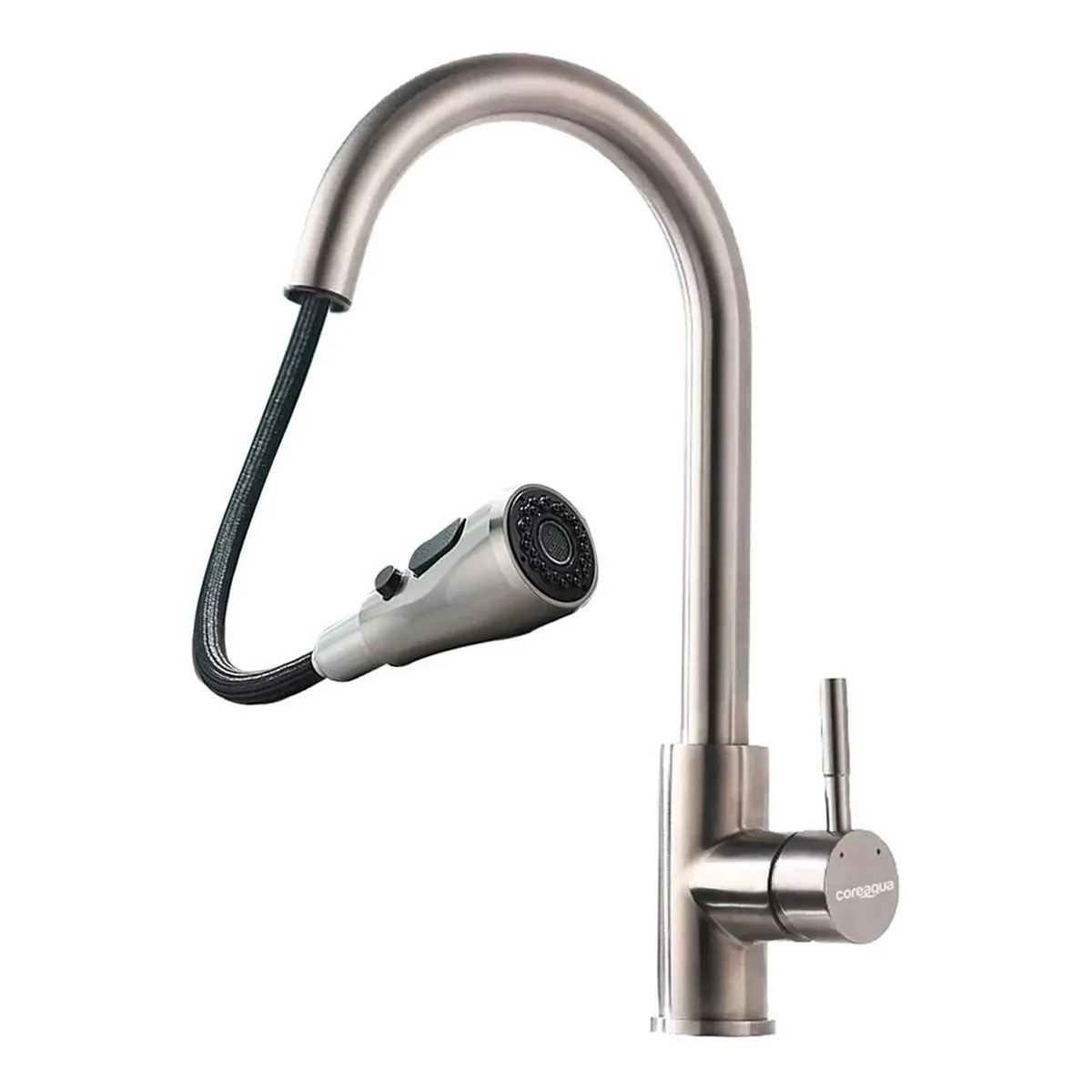 COREAQUA - Llave Monomando Lavaplato Extraible Griferia Cocina Coreaqua