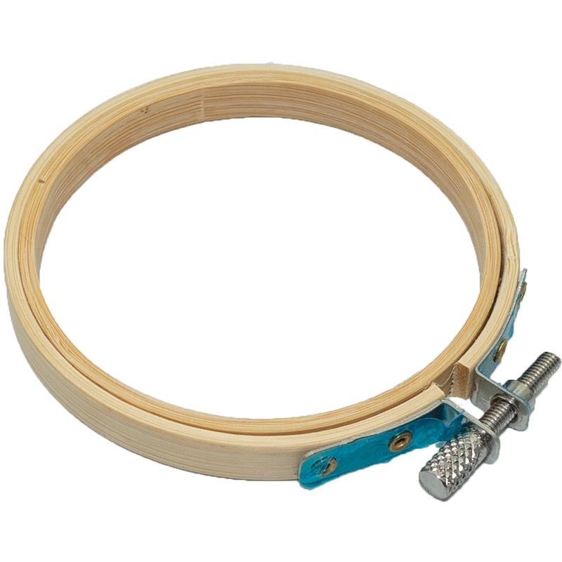 GENERICO - Bastidor 3'' 7.6cm para bordar de madera Bambú