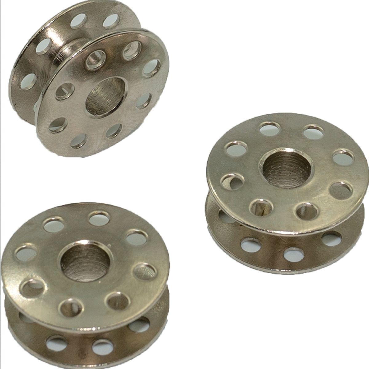 GENERICO - Carrete/carretel metálico para maquinas industriales, 3un.