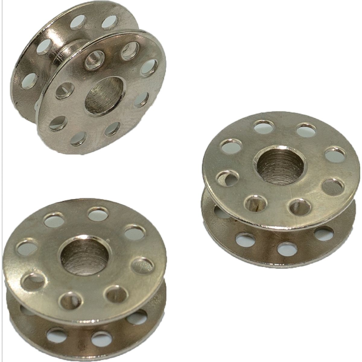 GENERICO - Carrete/carretel metálico para maquinas industriales, 3un.