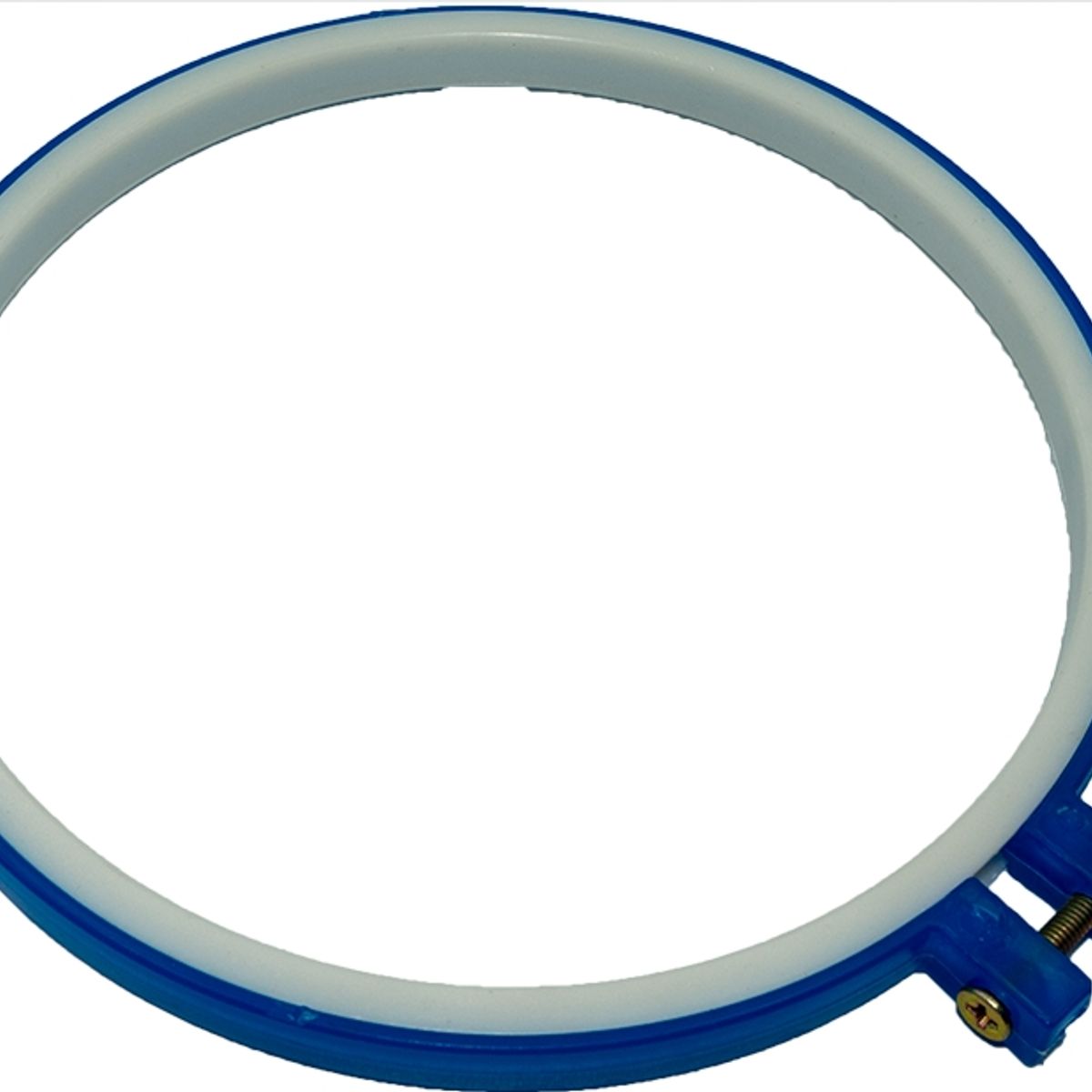 GENERICO - Bastidor 20cm para bordar de plástico con tornillo