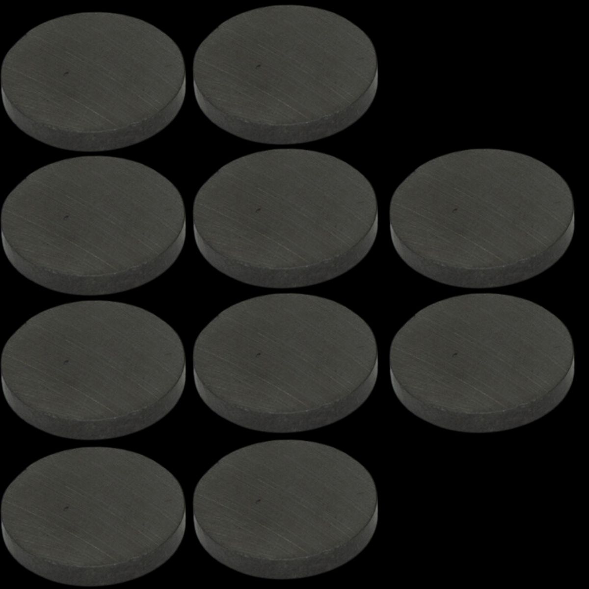 GENERICO - Imanes redondos 3cm diametro manualidades, 10 imanes