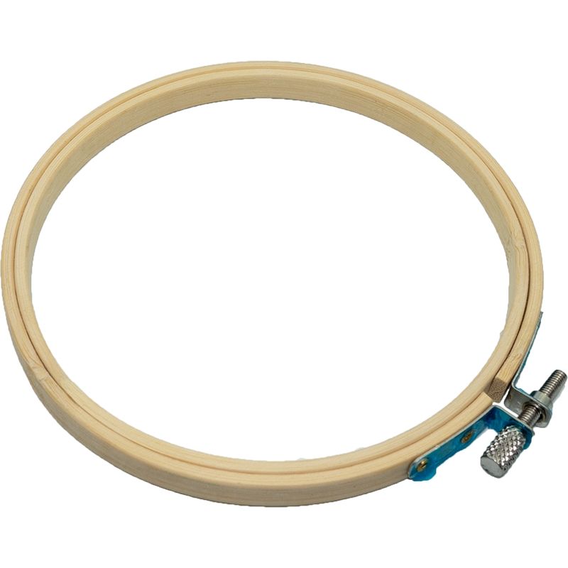 GENERICO - Bastidor 5'' 12.7cm para bordar de madera Bambú