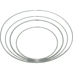 GENERICO - Argolla soldada 40cm Aprox macrame, mandalas, atrapasueños