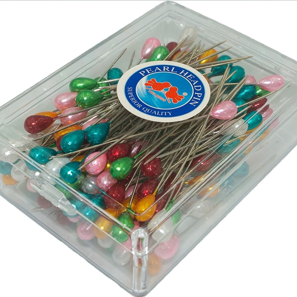 GENERICO - Alfiler color Cabeza grande. 6.5cm largo- 140pcs aprox