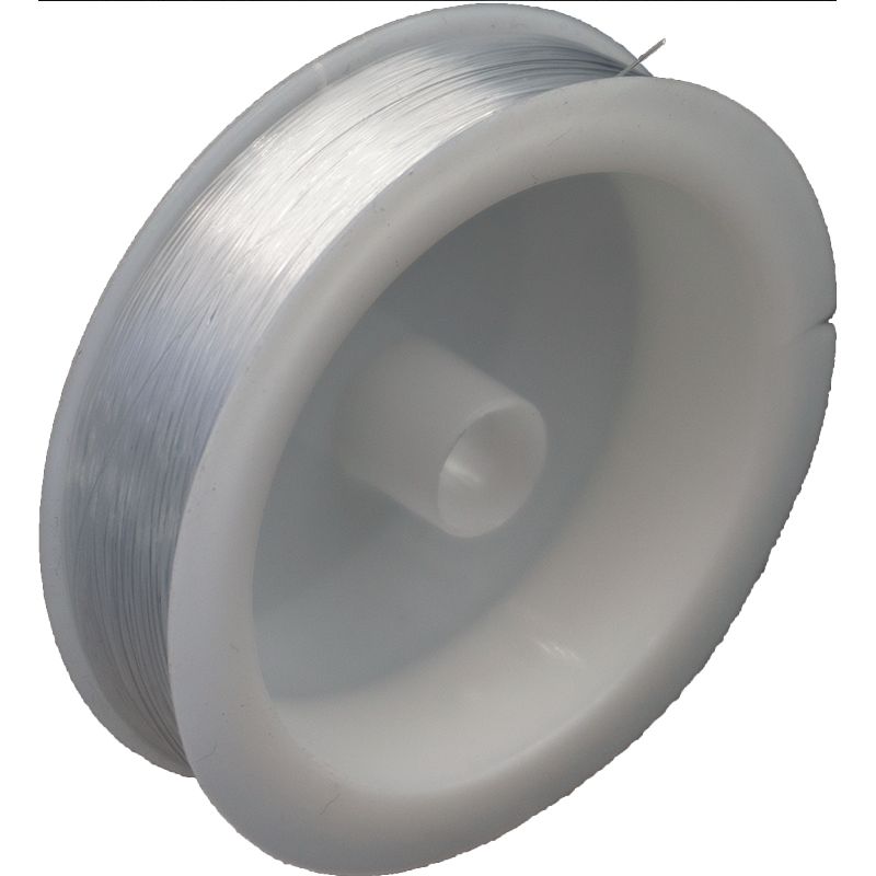 GENERICO - Hilo de pescar artesanías y bisutería 0.4 (0.40)mm 100mt