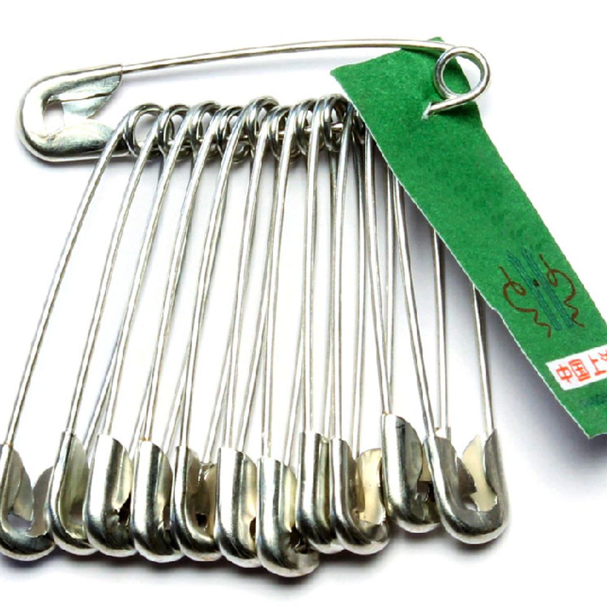 GENERICO - Alfiler de gancho Numero N°2, 3.8 cm, 12 unidades