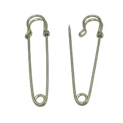 GENERICO - Alfiler de gancho redondo faldas escosesas 7.5 cm, 2 un.