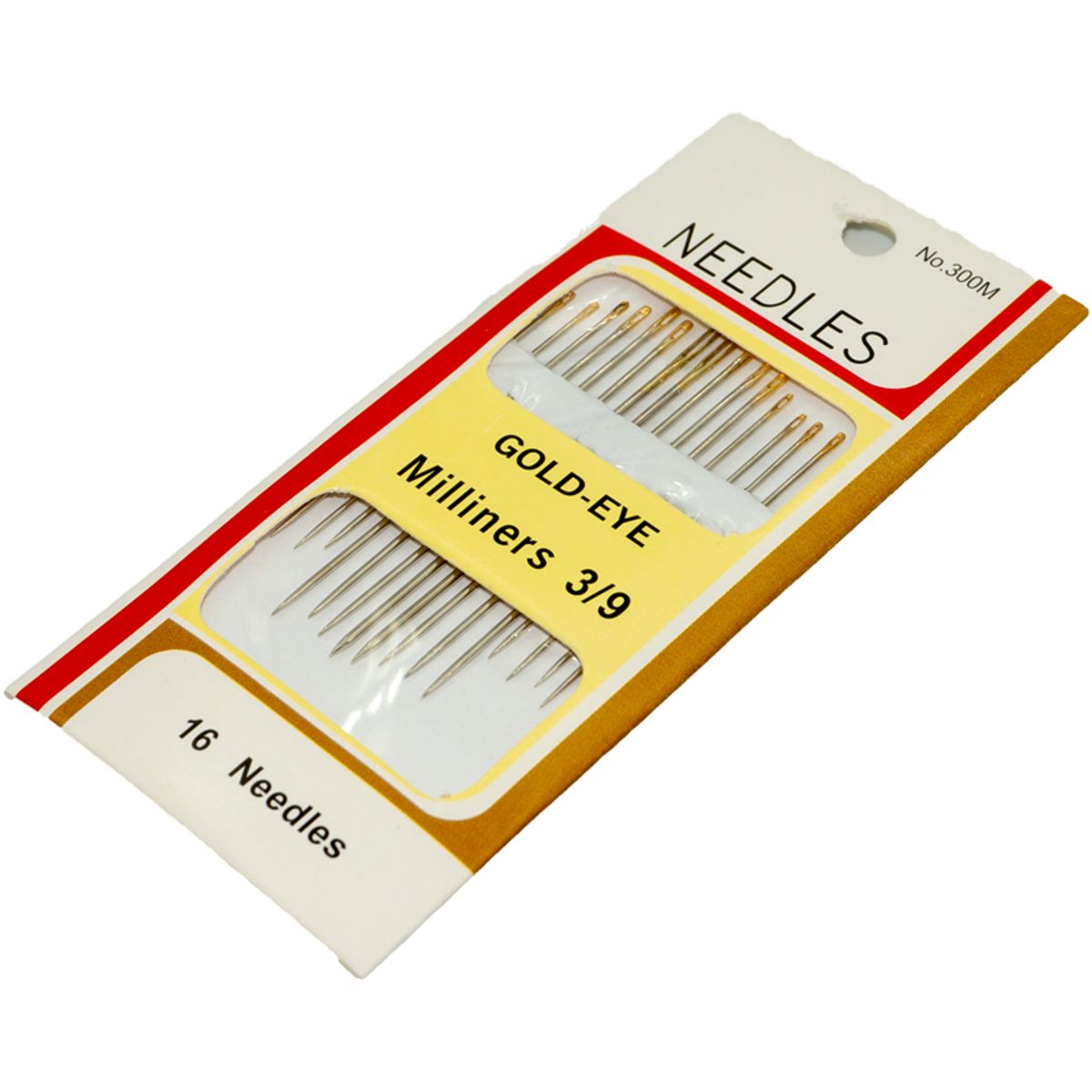 GENERICO - Agujas 3/9 para coser Milliners 3/9 No.300M
