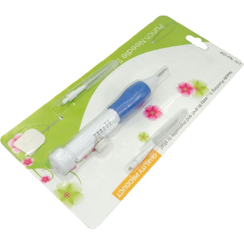 GENERICO - Aguja mágica para bordar 3 agujas 1.3 - 1.6 - 2.2mm
