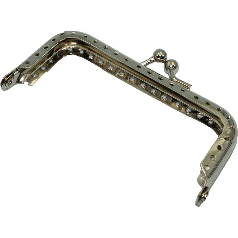 GENERICO - Broche pellizco para monedero 8,5cm recto
