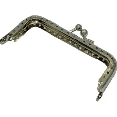 GENERICO - Broche pellizco para monedero 8,5cm recto