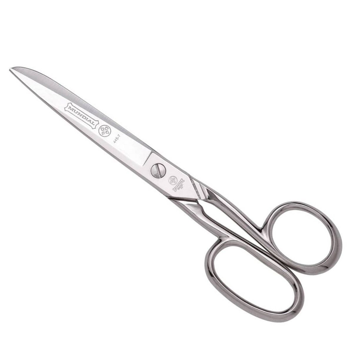 MUNDIAL - Tijera para costura Mundial metálica 445-7, 7'' (17,8cm)