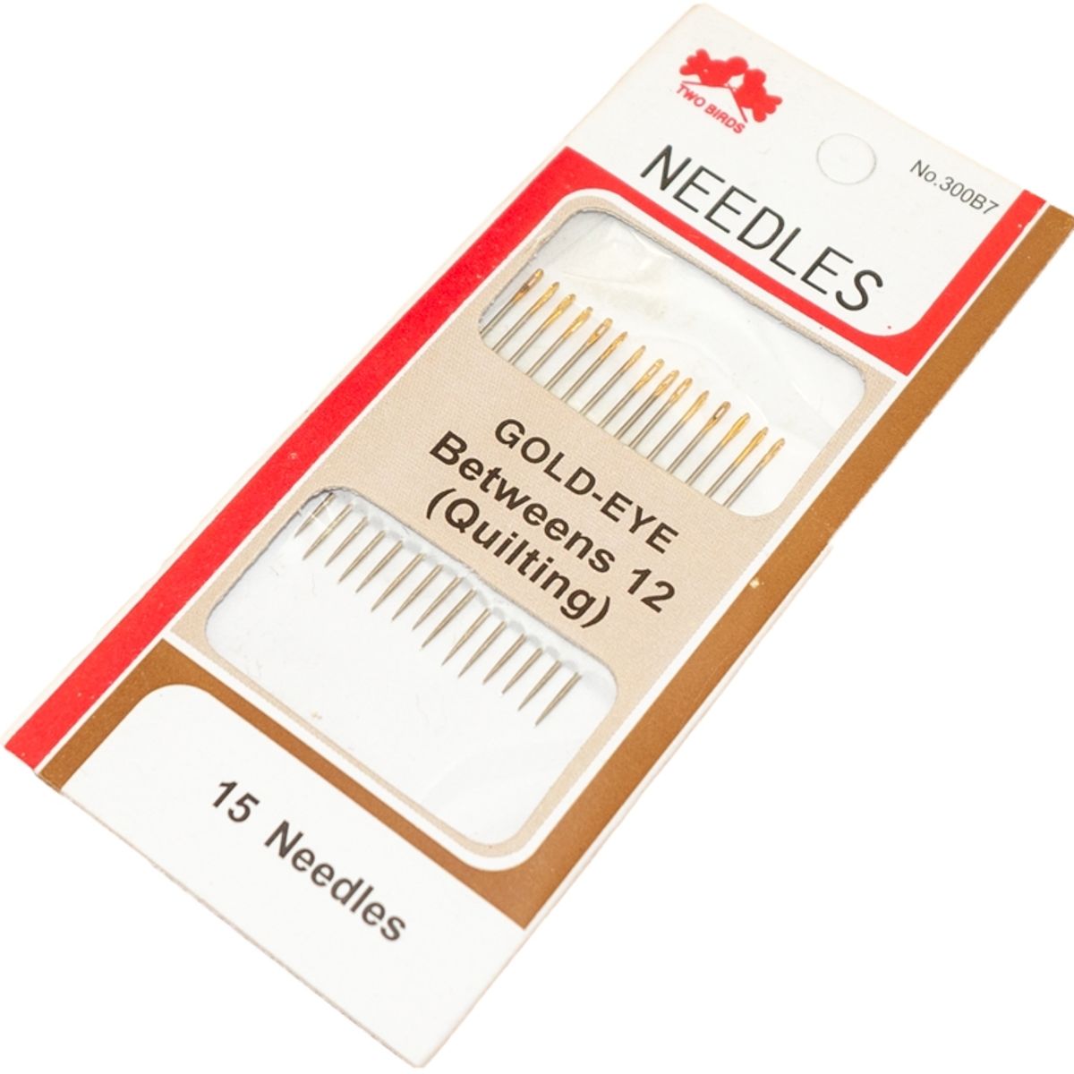 GENERICO - Agujas para Coser Quilting y Patchwork 12 300b7 set 15 uds