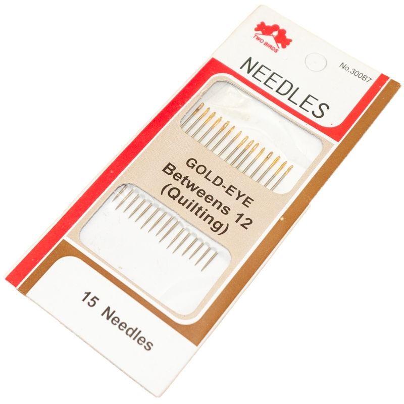 GENERICO - Agujas para Coser Quilting y Patchwork 12 300b7 set 15 uds
