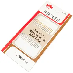 GENERICO - Agujas para Coser Quilting y Patchwork 12 300b7 set 15 uds