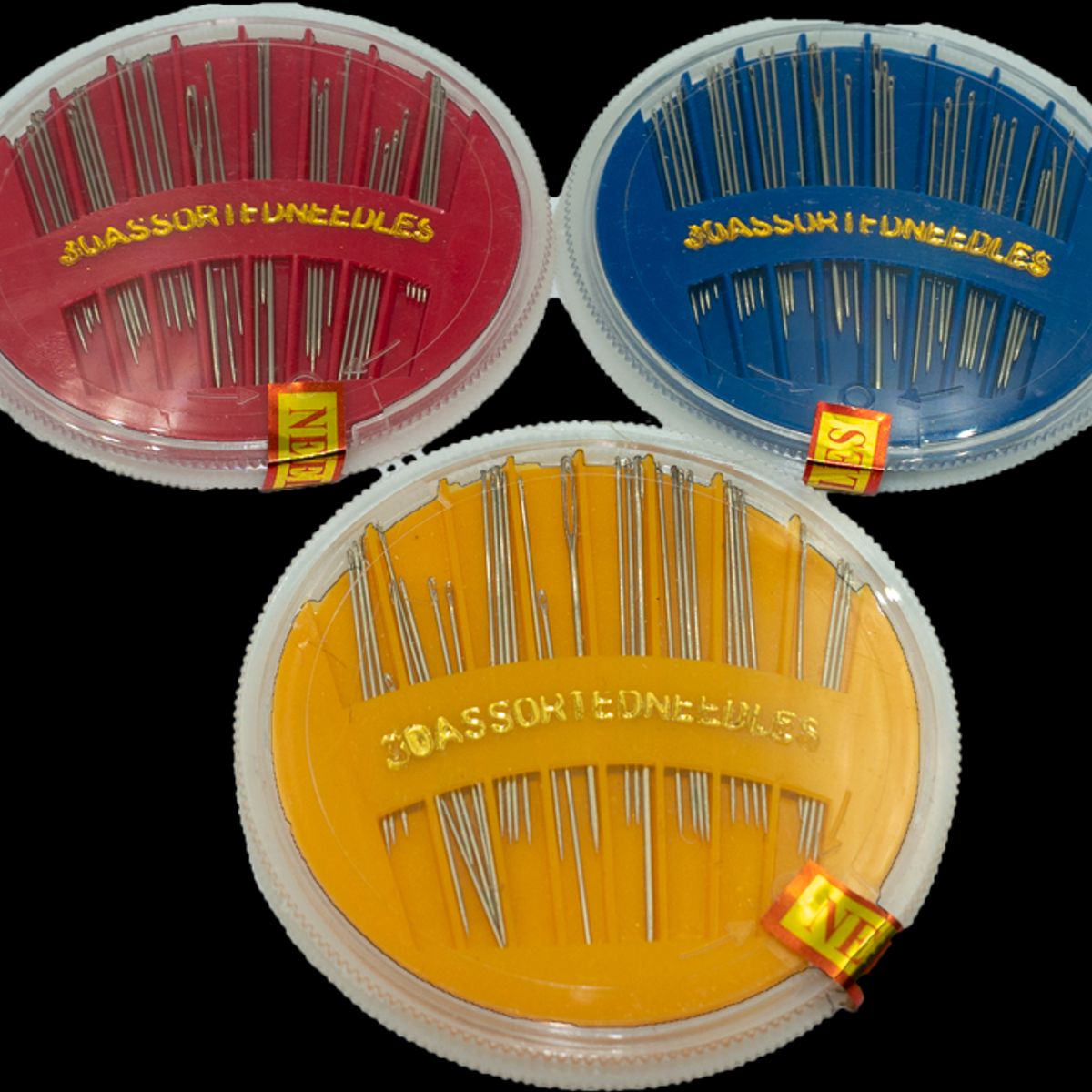 GENERICO - Agujas para coser surtidas 30 uds rueda plástica N902
