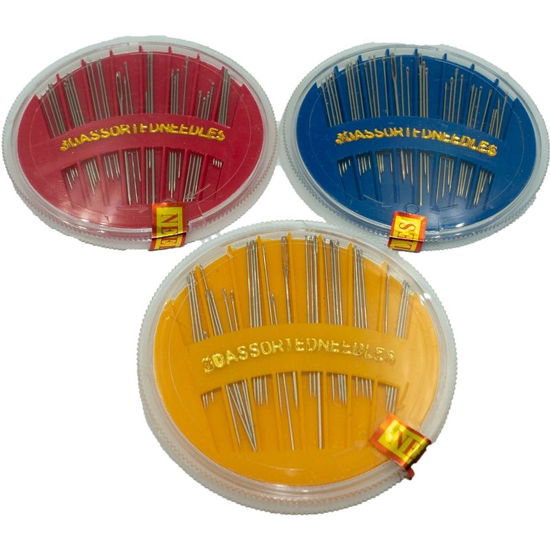 GENERICO - Agujas para coser surtidas 30 uds rueda plástica N902