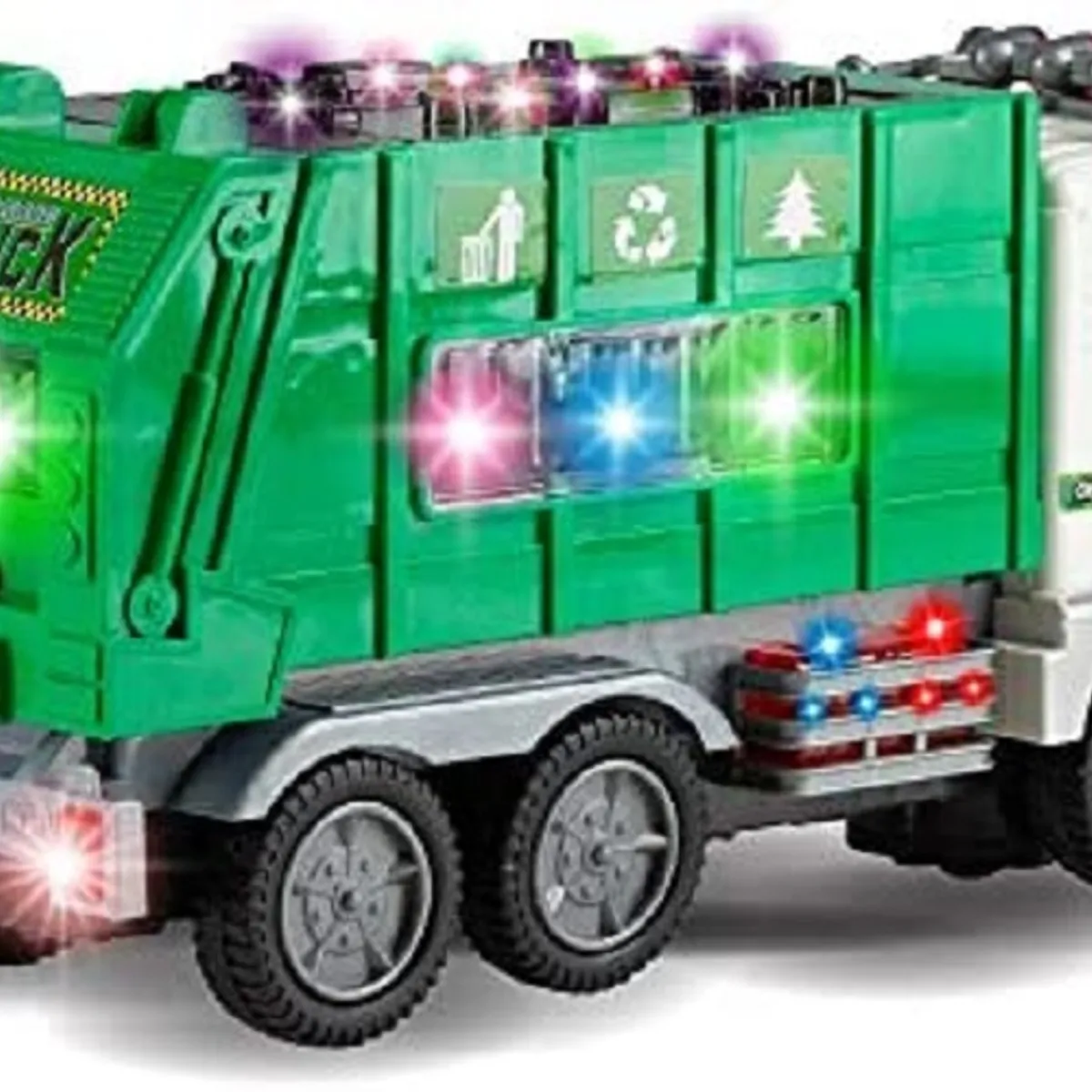 ANGELES DEL HOGAR - Juguete Camión recolector de basura Con sonido y luces