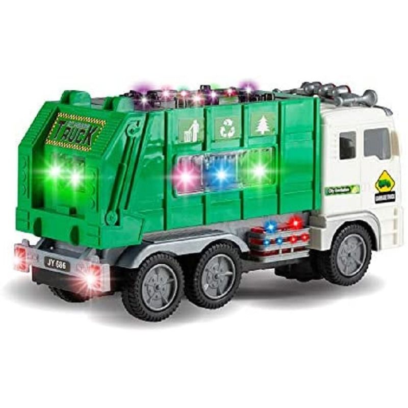 ANGELES DEL HOGAR - Juguete Camión recolector de basura Con sonido y luces