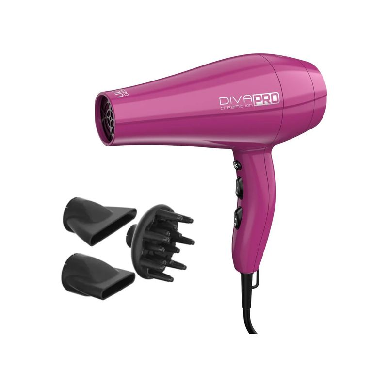 GAMA - Secador De Pelo Diva Salon Pro Gama Profesional 4d Therapy