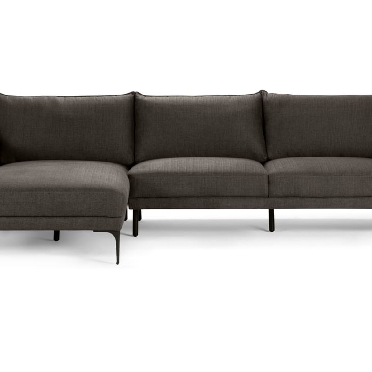 ROSEN - Sofá Seccional Rosen Barnes Izquierdo Tela Charcoal