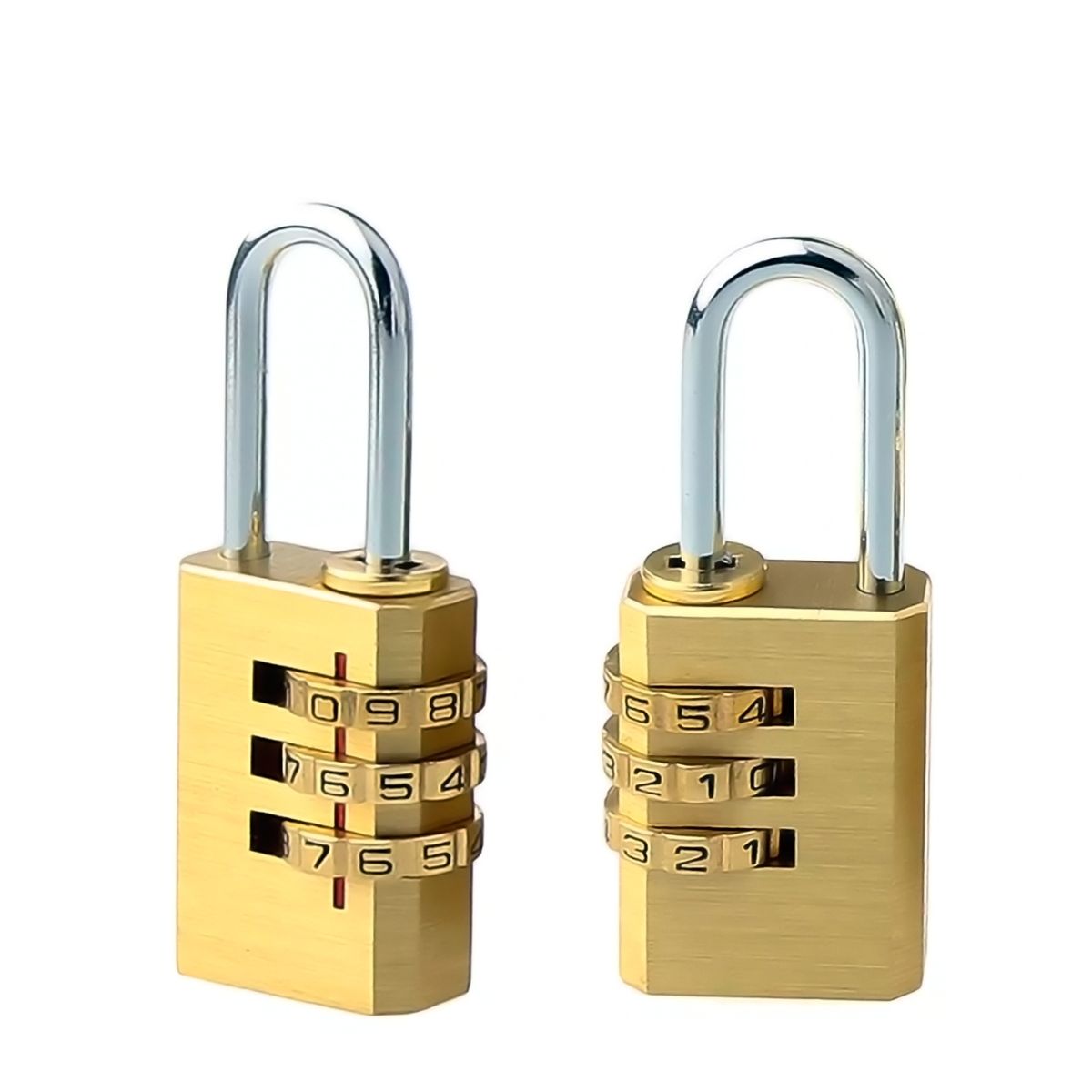 GENERICO - Candado Para Maleta Mochila Viajes Pack X 3 Clave Programable