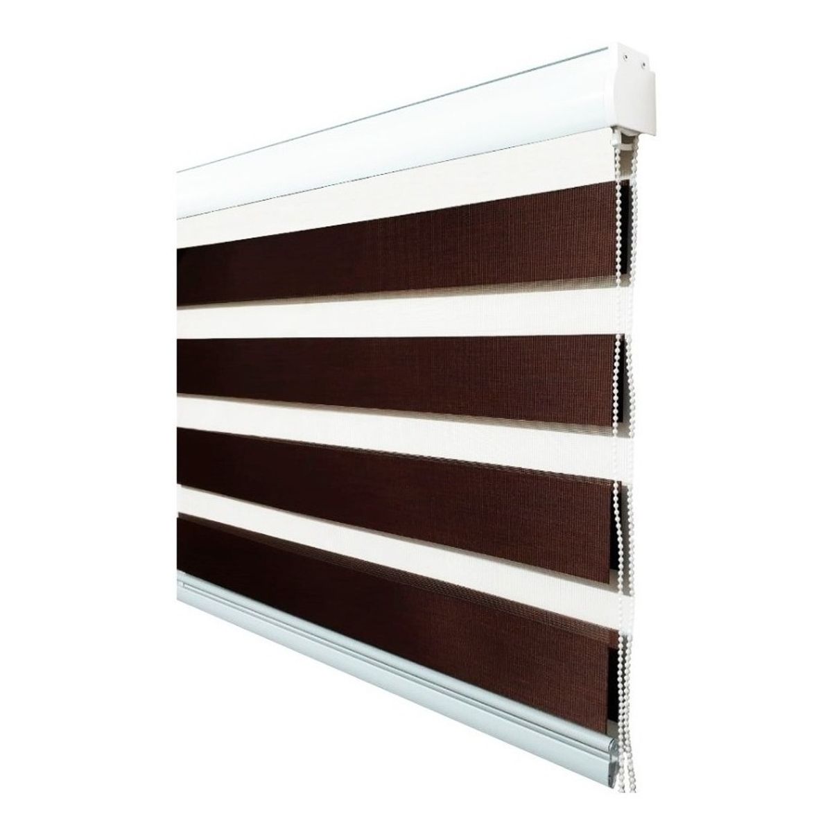 GENERICO - Cortina Rolller Duo Jaspeada 150x200 Chocolate