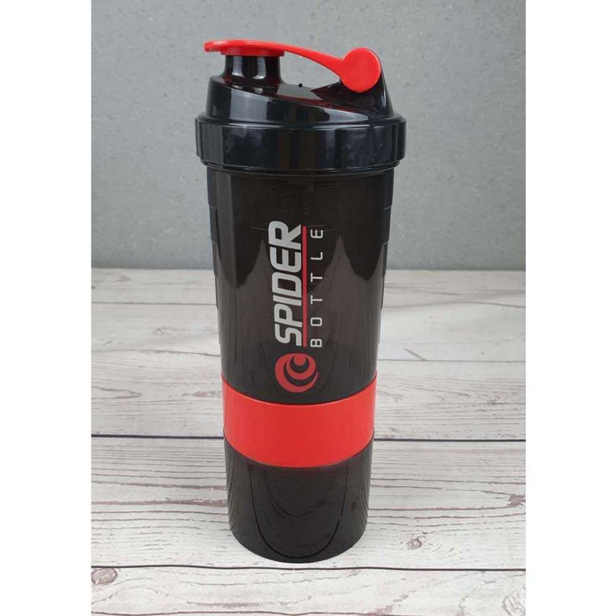 GENERICO - Shaker Mezclador Batidos Proteinas 500ml Gym - Rojo