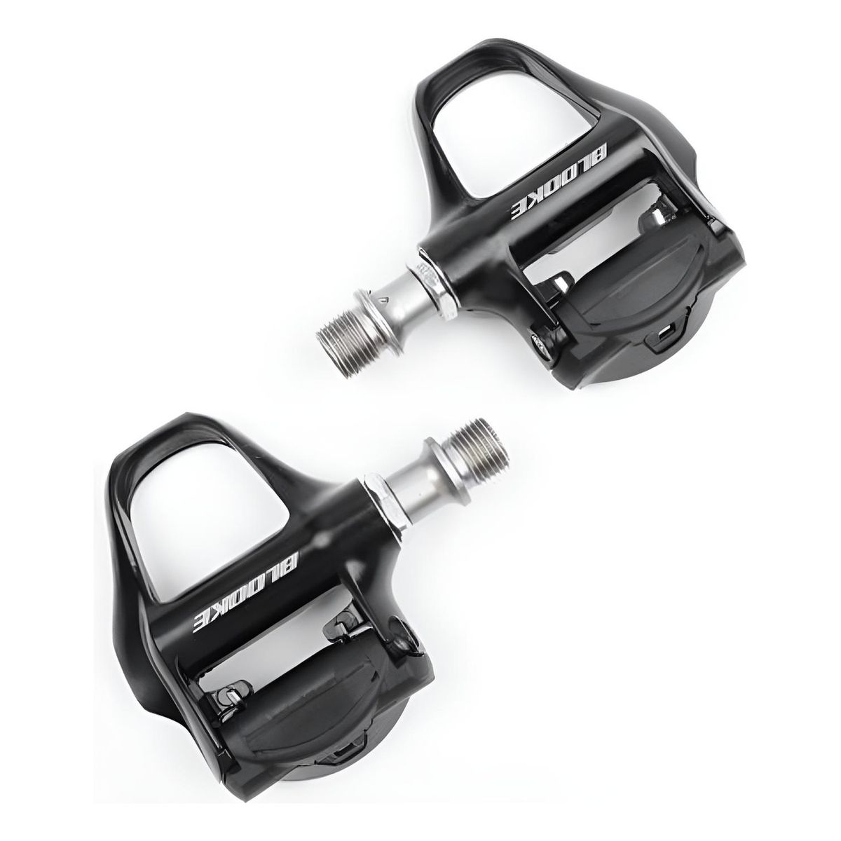 GENERICO - Pedales De Ruta  Calas Compatible Shimano Spd Bicicleta - Negro