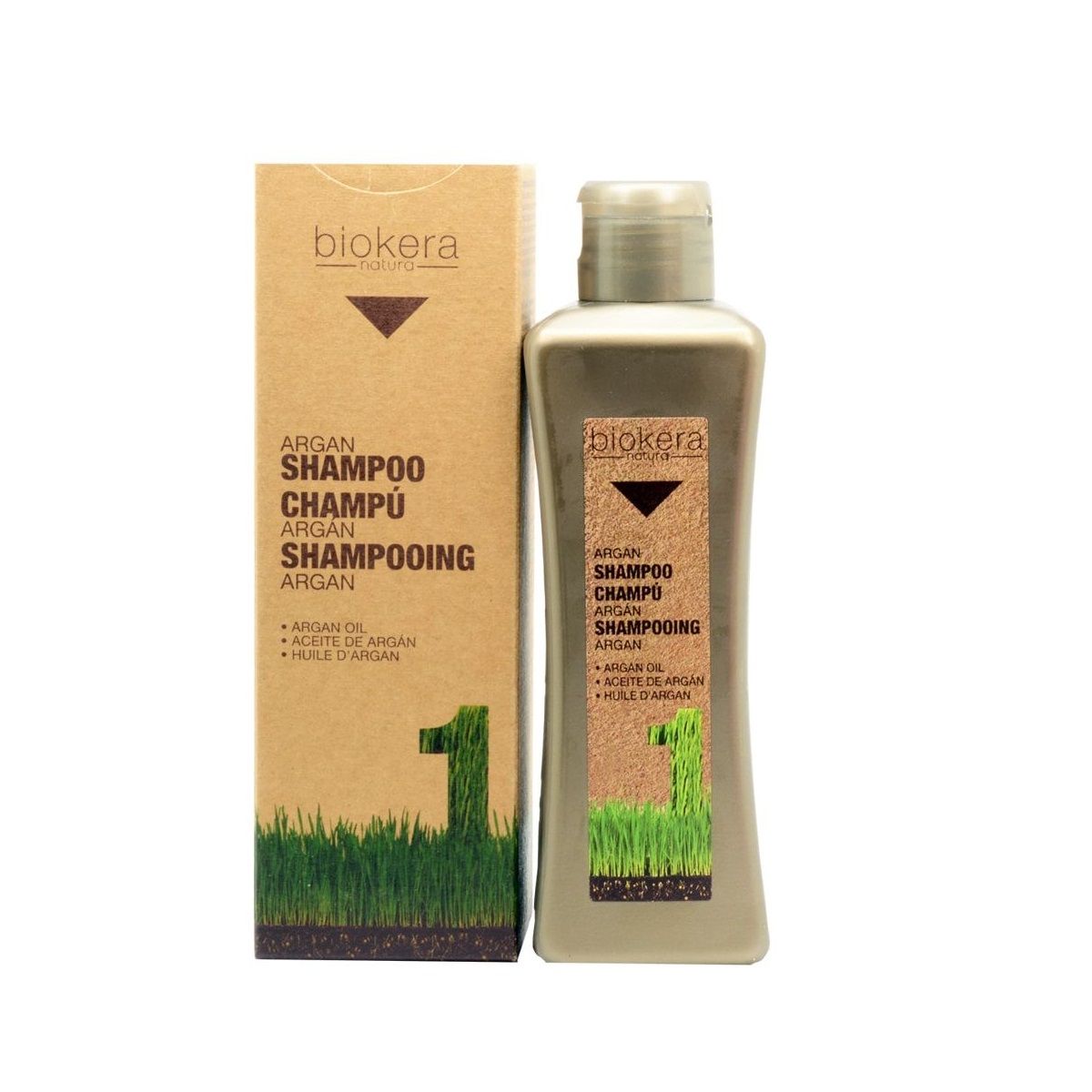 SALERM - SALERM Shampoo con Aceite Natural Argán Biokera 300 ml