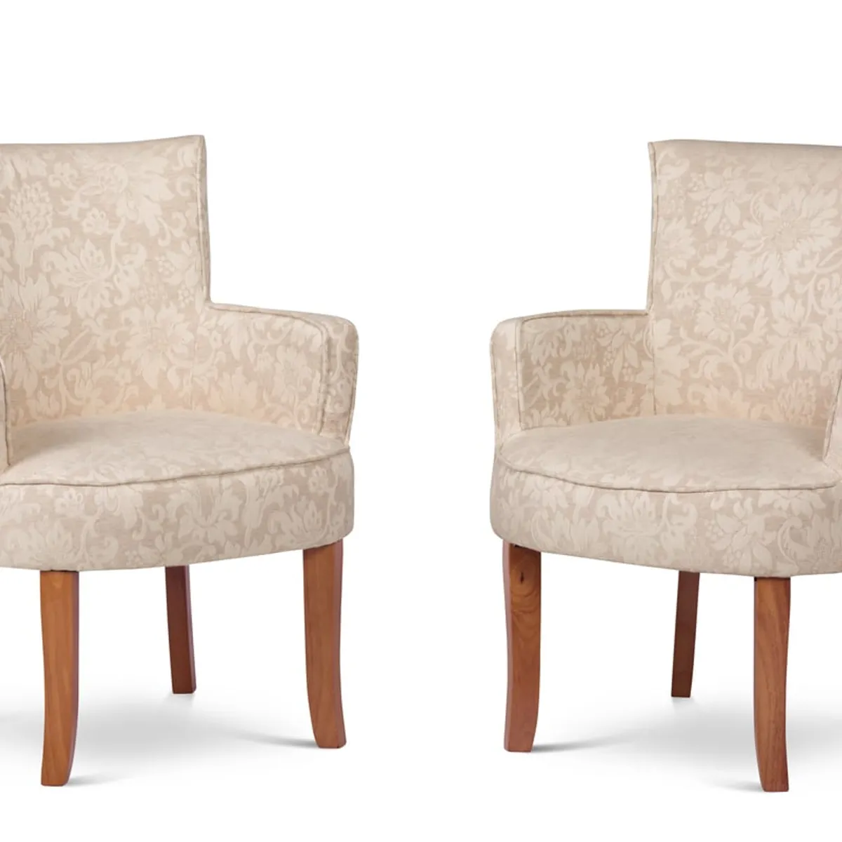 ROSEN - Set 2 Poltronas Rosen Emily Tela Flor Beige