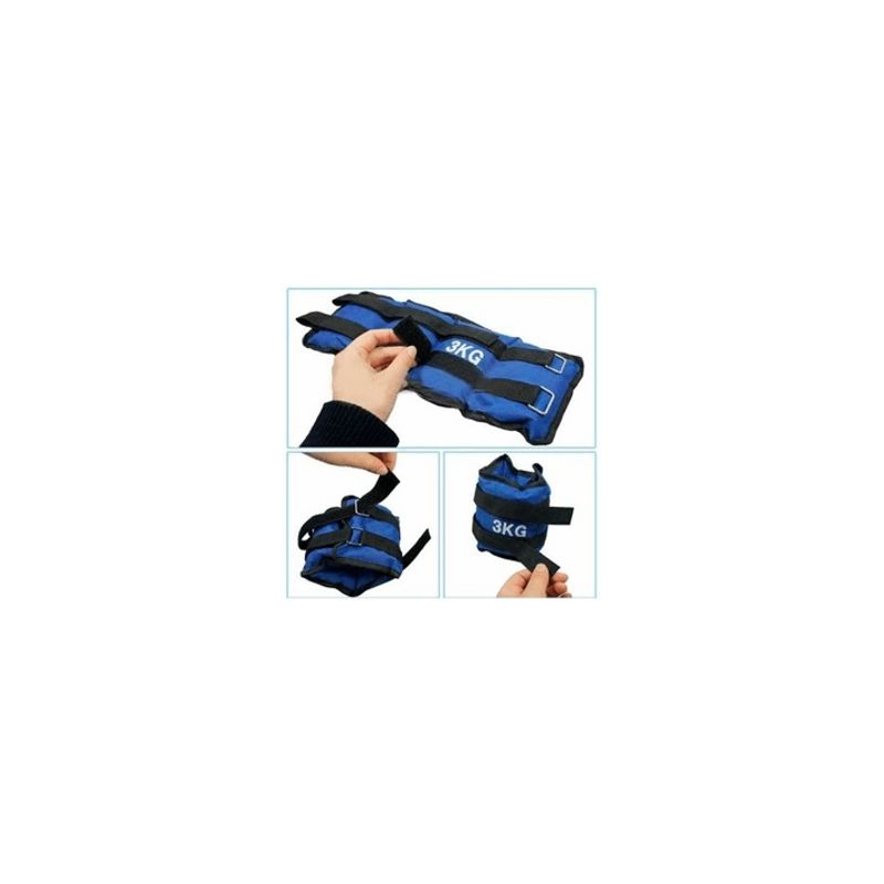 GENERICO - Pesas Tobilleras Muñecas Brazo Pierna Fortalecimiento 6kg