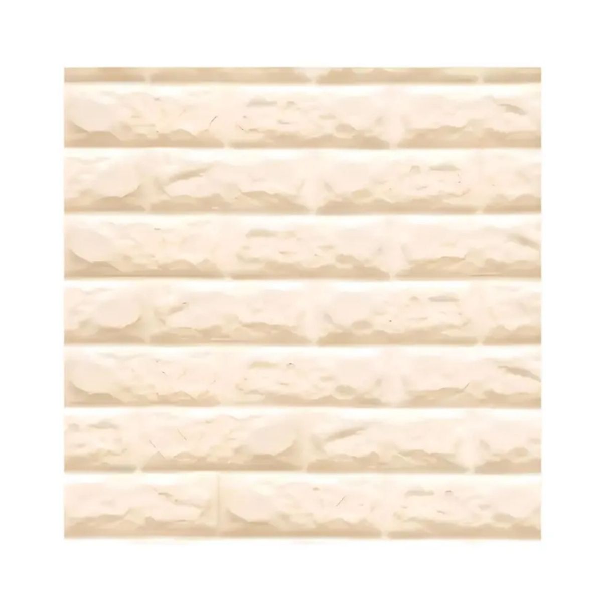 GENERICO - PACK DE 5 Laminas 3D Autoadhesiva 70x77 Pared Ladrillo Beige.