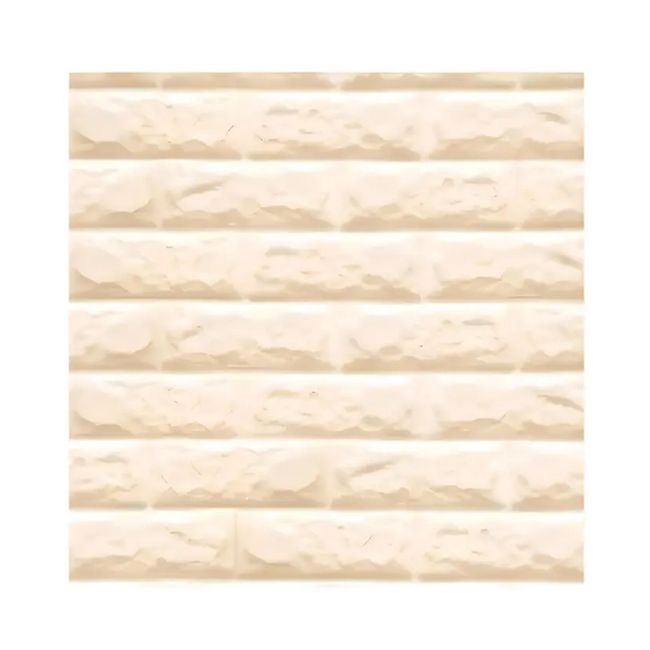 GENERICO - PACK DE 5 Laminas 3D Autoadhesiva 70x77 Pared Ladrillo Beige.