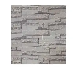 GENERICO - PACK DE 5 Laminas 3D Autoadhesiva 70x77 Pared Piedra Gastada