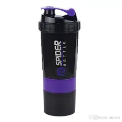 GENERICO - Shaker Mezclador Batidos Proteinas 500ml Gym - Violeta