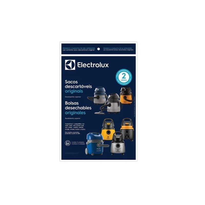 ELECTROLUX - Kit de 3 bolsas desechables para aspiradora GT2000