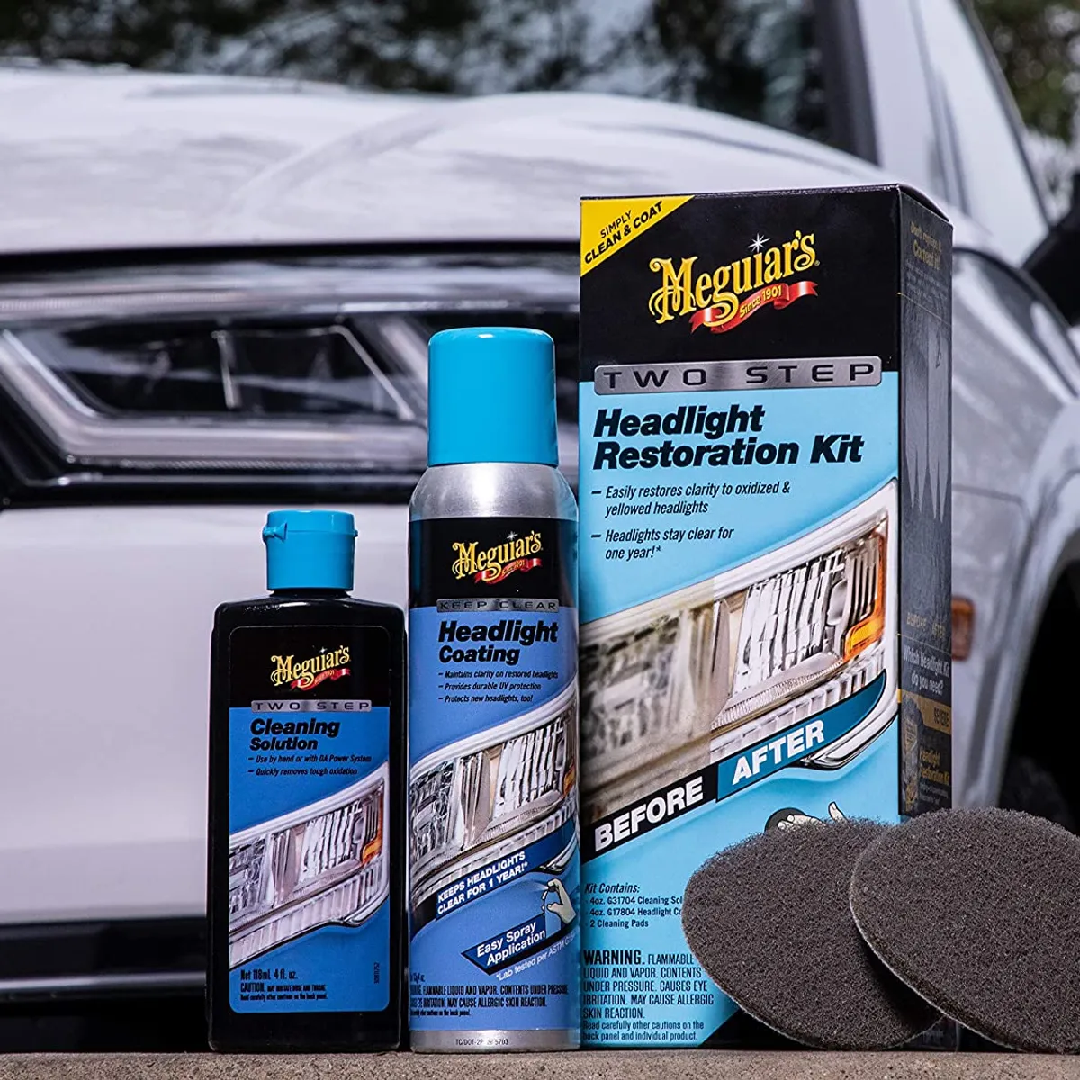 MEGUIARS - Reparacion De Focos Meguiars Headlight Restoration Kit