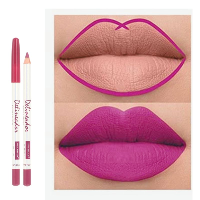 GENERICO - DELINEADOR PARA LABIOS COLOR MALVA OSCURO