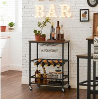 Bar Movil Estilo Industrial