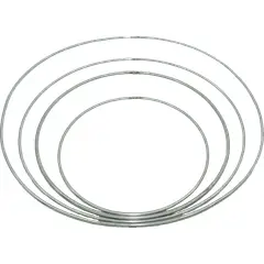 GENERICO - Argolla soldada 20cm Aprox macrame, mandalas, atrapasueños