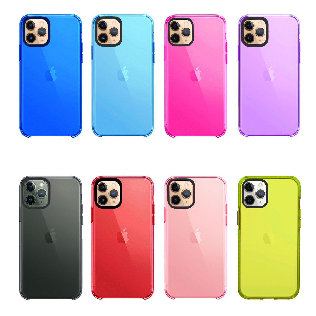 JOIGO - Carcasa Para iPhone 14 Pro Max Reforzado Fluor Fucsia